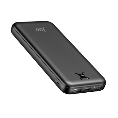 Juo 10000mAh 10.5W Çift USB-A Çıkışlı Powerbank Taşınabilir Hızlı Şarj Cihazı Siyah - 3