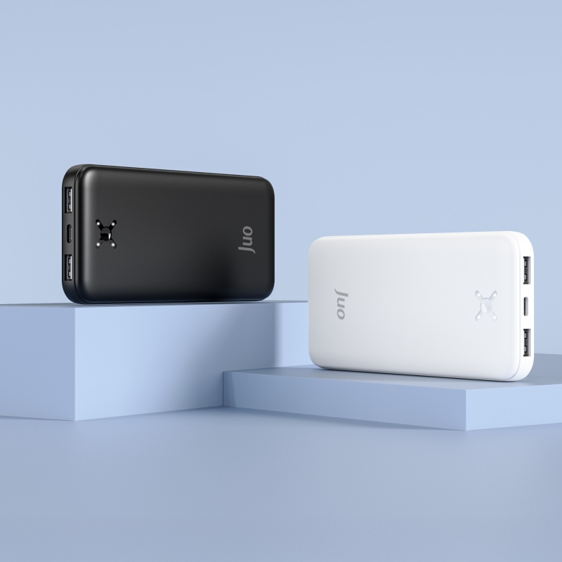 Juo 10000mAh 10.5W Çift USB-A Çıkışlı Powerbank Taşınabilir Hızlı Şarj Cihazı Siyah - 6