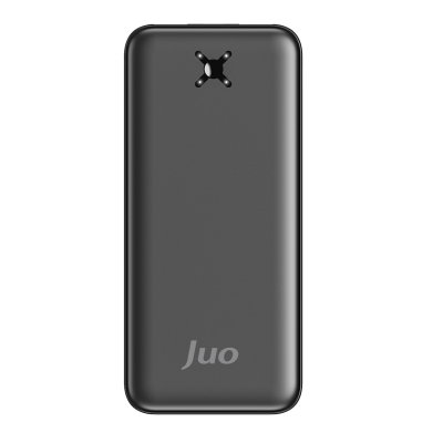 Juo 10000mAh 10.5W Çift USB-A Çıkışlı Powerbank Taşınabilir Hızlı Şarj Cihazı Siyah - Juo