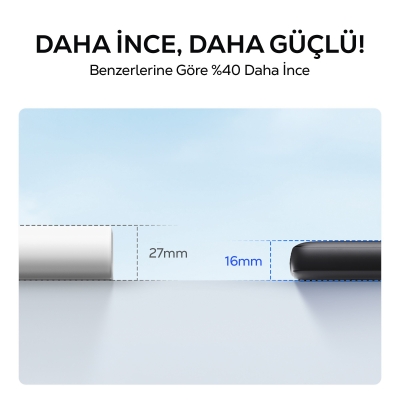 Juo 10000mAh 22.5W Dijital Led Ekranlı Taşınabilir Hızlı Şarj Cihazı Powerbank Siyah - 3