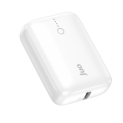 Juo 10000mAh 22.5W USB-A + USB-C Powerbank Taşınabilir Hızlı Şarj Cihazı Beyaz - Juo