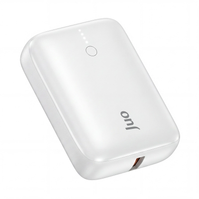 Juo 10000mAh 22.5W USB-A + USB-C Powerbank Taşınabilir Hızlı Şarj Cihazı Beyaz - 7