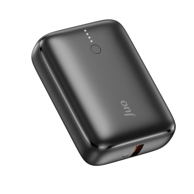 Juo 10000mAh 22.5W USB-A + USB-C Powerbank Taşınabilir Hızlı Şarj Cihazı Siyah - Juo