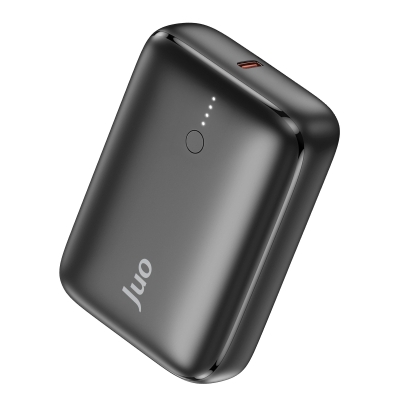 Juo 10000mAh 22.5W USB-A + USB-C Powerbank Taşınabilir Hızlı Şarj Cihazı Siyah - Juo