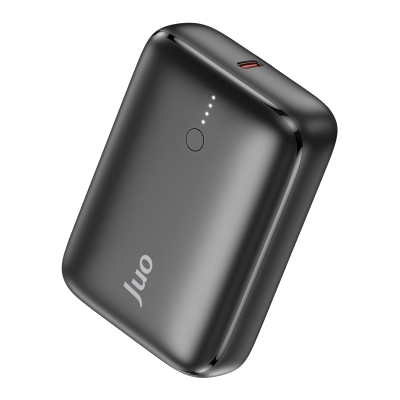 Juo 10000mAh 22.5W USB-A + USB-C Powerbank Taşınabilir Hızlı Şarj Cihazı Siyah - Juo