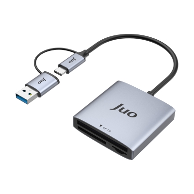 Juo USB 3.2 ve Type-C 3'ü 1 Arada SD / CF / TF Micro SD Hafıza Kart Okuyucu - Juo