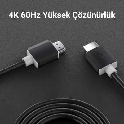 Juo 4K 60Hz 18Gbps HDR ARC HDCP Destekli HDMI 2.0 Kablo 2 Metre - 3