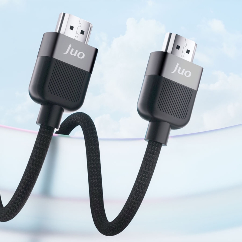 Juo 4K 60Hz 18Gbps HDR ARC HDCP Destekli HDMI 2.0 Örgülü Kablo 1 Metre - 2
