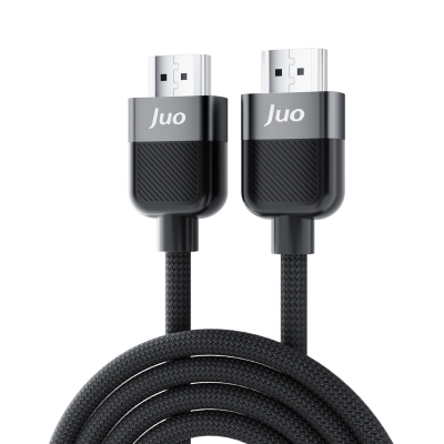 Juo 4K 60Hz 18Gbps HDR ARC HDCP Destekli HDMI 2.0 Örgülü Kablo 1 Metre - 1