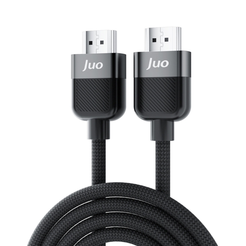 Juo 4K 60Hz 18Gbps HDR ARC HDCP Destekli HDMI 2.0 Örgülü Kablo 1 Metre - 1