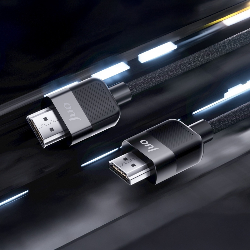 Juo 4K 60Hz 18Gbps HDR ARC HDCP Destekli HDMI 2.0 Örgülü Kablo 3 Metre - 3