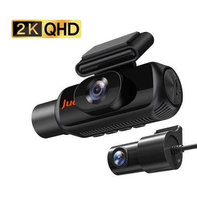Juo C30 3 Kameralı Ön+İç+Arka 4K+1080P+1080P HDR 170° Geniş Açılı Wi-Fi Özellikli GPS'li Araç Kamerası - Juo