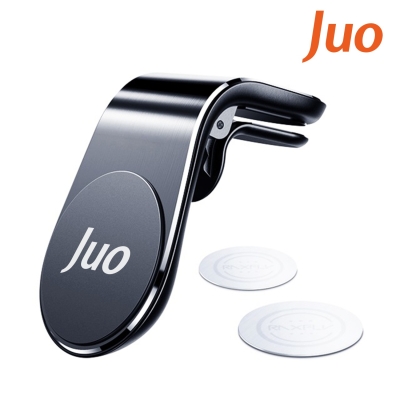 Juo Havalandırma Izgarası için Manyetik Mıknatıslı Telefon Tutucu + 2 Adet Manyetik Plaka - Juo