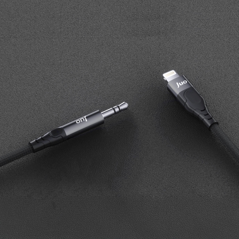 Juo Lightning to 3.5mm Jack Aux Stereo TRS Ses Kablosu 1 Metre - 4