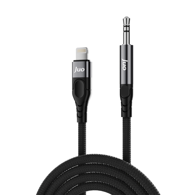 Juo Lightning to 3.5mm Jack Aux Stereo TRS Ses Kablosu 1 Metre - 1