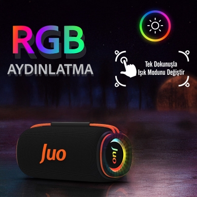 Juo SoundPeak Blaze 30W RGB Bluetooth Hoparlör Kablosuz Taşınabilir Speaker - 3