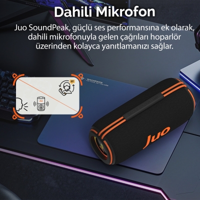 Juo SoundPeak Blaze 30W RGB Bluetooth Hoparlör Kablosuz Taşınabilir Speaker - 5