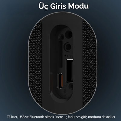 Juo SoundPeak Flex 10W RGB Bluetooth Hoparlör Kablosuz Taşınabilir Speaker - 9