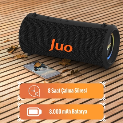 Juo SoundPeak Force 60W RGB Bluetooth Hoparlör Kablosuz Taşınabilir Speaker - 5