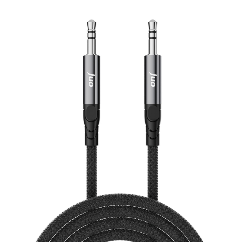 Juo Stereo 3.5mm TRS Jack Örgülü Aux Ses Kablosu 1 Metre - 6