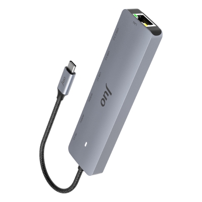 Juo Type-C 2*HDMI Dual MST 4K 60Hz Gigabit Ethernet Dönüştürücü 100W USB 3.2 Çoklayıcı Hub - 3