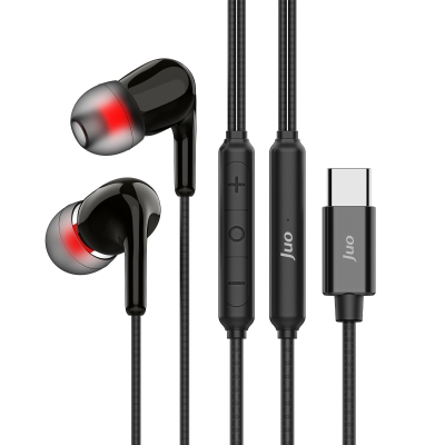 Juo Type-C Mikrofonlu Kablolu Kulak İçi Kulaklık DAC Çip Destekli ENC Gürültü Engelleme - Juo