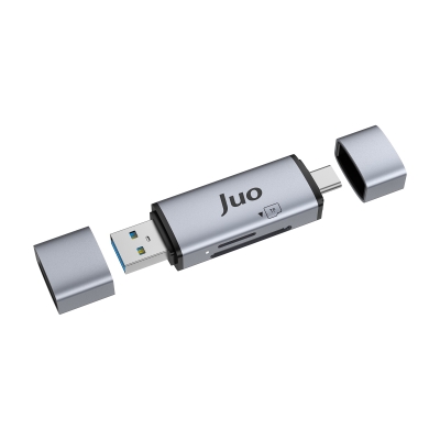 Juo USB 3.2 Type-C ve USB-A OTG SD / Micro SD Hafıza Kart Okuyucu - Juo