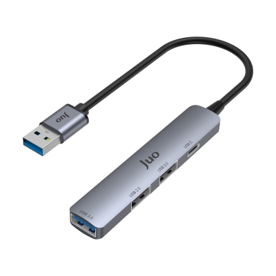 Juo USB-A 4 Portlu USB 3.0 / USB 2.0 Çoklayıcı Dönüştürücü Hub - Juo