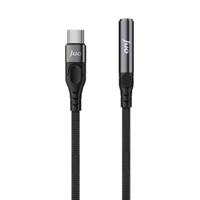 Juo USB Type-C to 3.5mm Jack Aux Kulaklık Mikrofon Çevirici Dönüştürücü Adaptör Kablo - 5