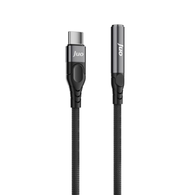 Juo USB Type-C to 3.5mm Jack Aux Kulaklık Mikrofon Çevirici Dönüştürücü Adaptör Kablo - 6