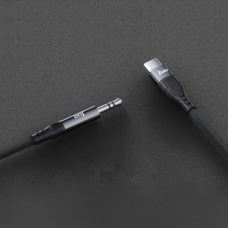 Juo USB Type-C to 3.5mm Jack Aux Stereo TRS Ses Kablosu 1 Metre - 4