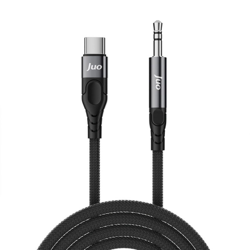 Juo USB Type-C to 3.5mm Jack Aux Stereo TRS Ses Kablosu 1 Metre - 6