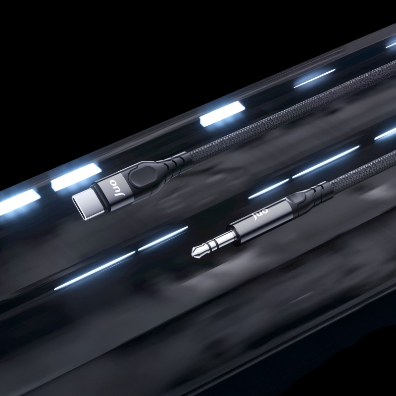 Juo USB Type-C to 3.5mm Jack Aux Stereo TRS Ses Kablosu 1 Metre - 3