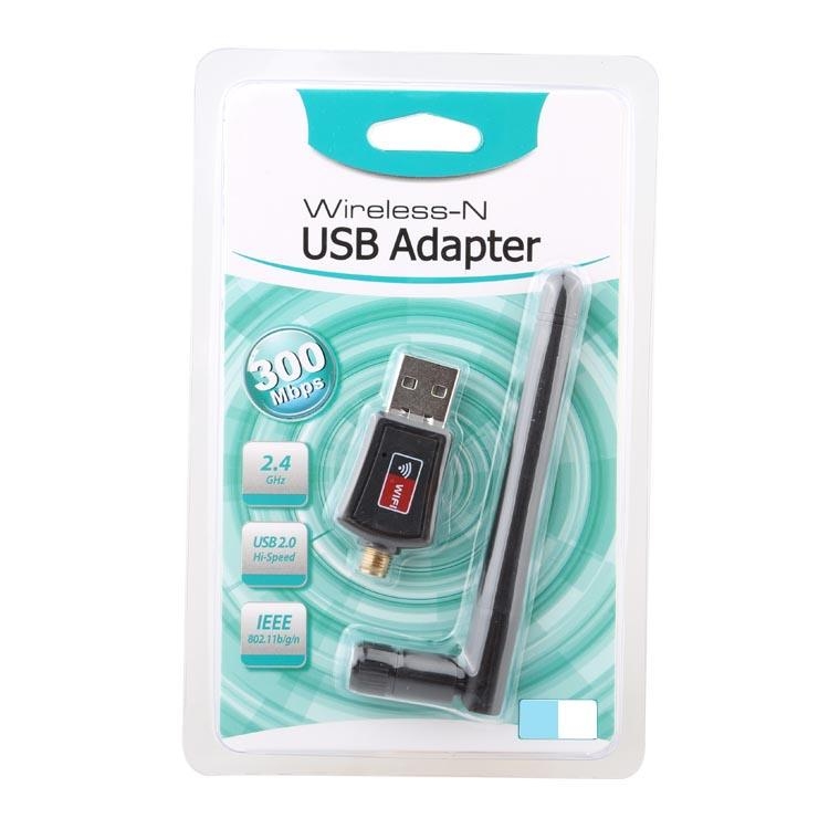 Juo WN802N 300Mbps USB Kablosuz WiFi Alıcı Ağ Adaptörü - 8