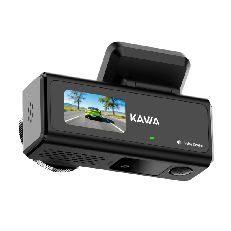 Kawa D9 2 Kameralı Ön+Arka 4K+1080P HDR Wi-Fi GPS'li Gece Görüşlü Araç Kamerası + 64GB Hafıza Kartı - 6