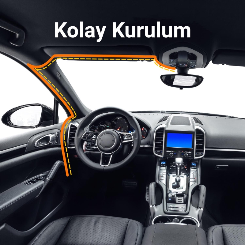 Kawa PT01 Araç Kameraları İçin Micro USB Park Modu Bağlantı Kiti - 3