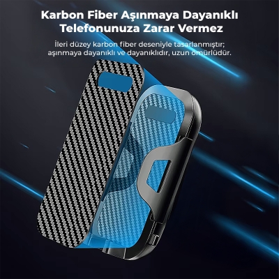 KingMa Vantuzlu Uzayan Cam ve Torpido için Ayarlanabilir Araç içi Telefon Tutucu - 8