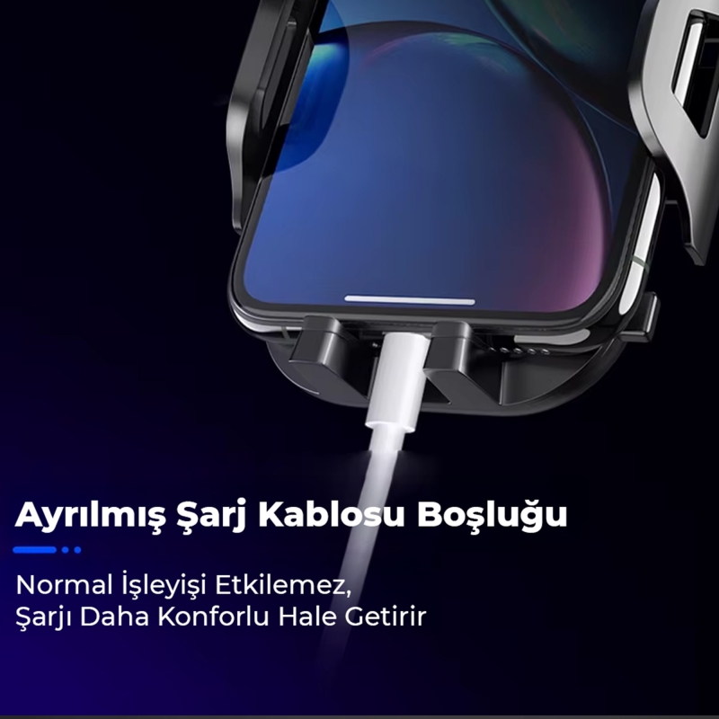 KingMa Vantuzlu Uzayan Cam ve Torpido için Ayarlanabilir Araç içi Telefon Tutucu - 6