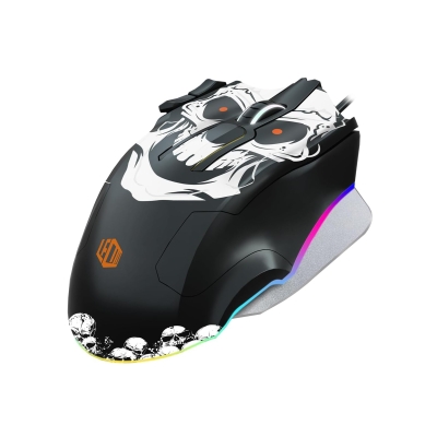 Lecoo MG1102 Kablolu RGB LED Aydınlatmalı 8200DPI 10 Makro Tuşlu Win Mac Uyumlu Gaming Mouse ve Mousepad Siyah - 8