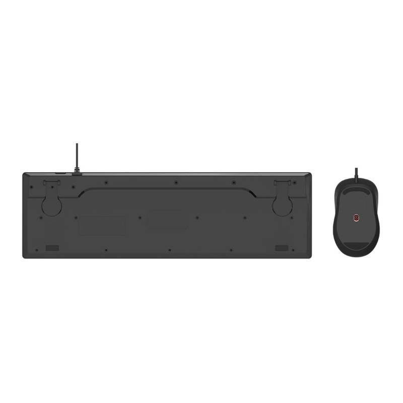 Lecoo CM102 USB Kablolu Türkçe Q Klavye & 2400DPI Optik Mouse Seti Siyah - 5