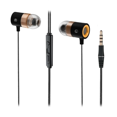 Lecoo EH103 Kablolu 3.5mm Jacklı Kulak İçi Mikrofonlu Kulaklık Siyah - 2