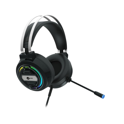 Lecoo HT401 Kablolu USB 2.0 RGB LED Aydınlatmalı Mikrofonlu Kulak Üstü Gaming Kulaklık Siyah - 4