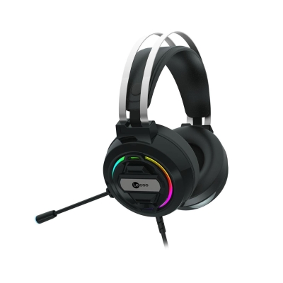 Lecoo HT401 Kablolu USB 2.0 RGB LED Aydınlatmalı Mikrofonlu Kulak Üstü Gaming Kulaklık Siyah - LeCoo