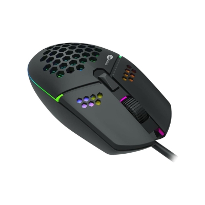 Lecoo MS105 Kablolu 3200DPI 6 Tuşlu RGB LED Aydınlatmalı Gaming Optik Mouse Siyah - 4