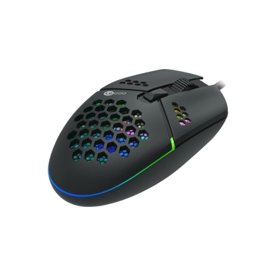 Lecoo MS105 Kablolu 3200DPI 6 Tuşlu RGB LED Aydınlatmalı Gaming Optik Mouse Siyah - 2