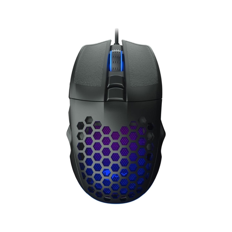 Lecoo MS107 Kablolu 3200DPI 7 Tuşlu RGB LED Aydınlatmalı Gaming Optik Mouse Siyah - 1