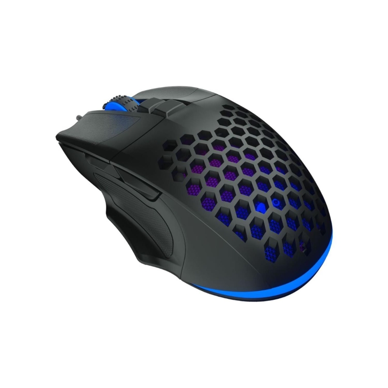 Lecoo MS107 Kablolu 3200DPI 7 Tuşlu RGB LED Aydınlatmalı Gaming Optik Mouse Siyah - 3