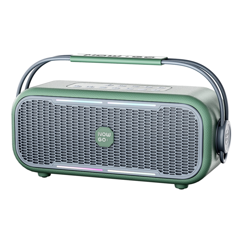 NowGo C2 60W Taşınabilir RGB Bluetooth Hoparlör IPX4 Parti Speaker Yeşil - 1