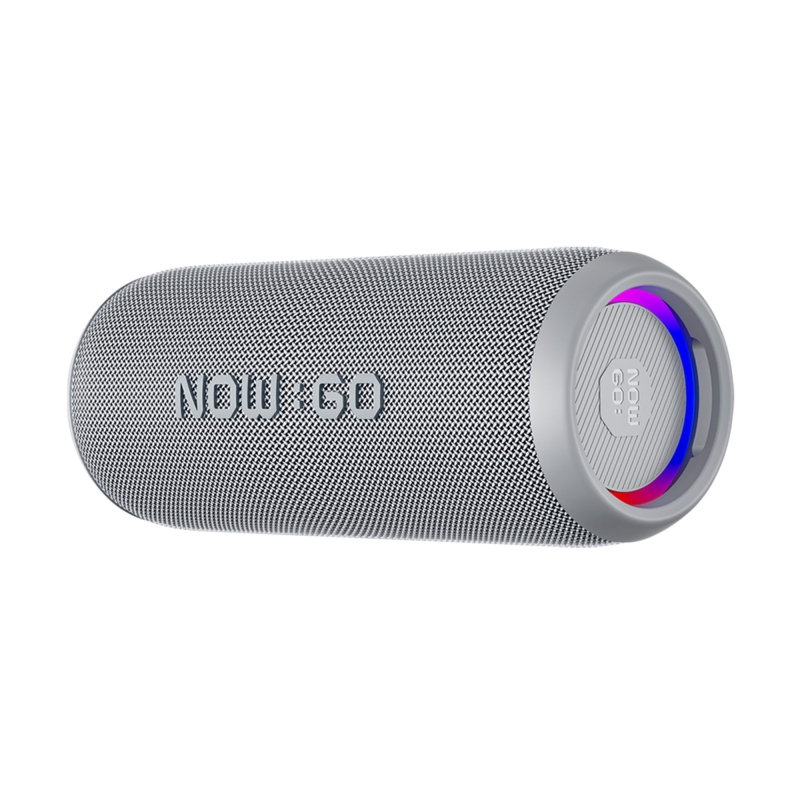 NowGo F6 20W RGB Speaker Su Geçirmez Taşınabilir Kablosuz Bluetooth Hoparlör Gri - 1