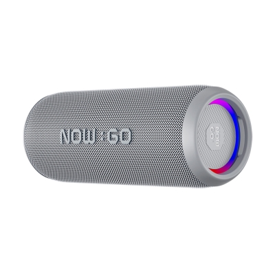 NowGo F6 20W RGB Speaker Su Geçirmez Taşınabilir Kablosuz Bluetooth Hoparlör Gri - NowGo